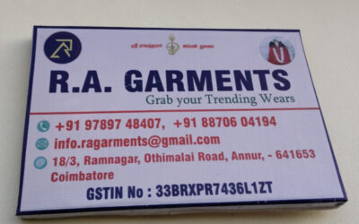 Garments RA Garments +91 8870604194